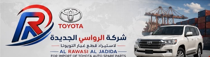 توريد واستيراد وسائل النقل وقطع تويوتا - شركة الرواسي الجديدة
